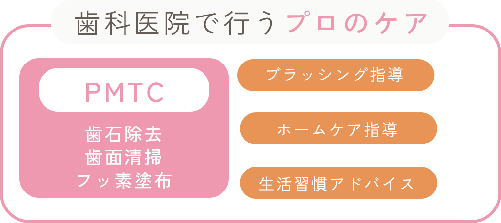 歯科医院で行うプロのケア